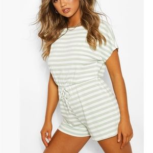 Lounge striped romper
